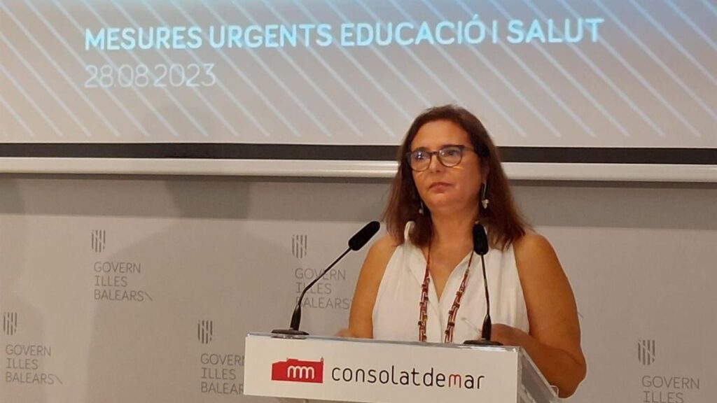 Manuela García, consellera de Salud.
