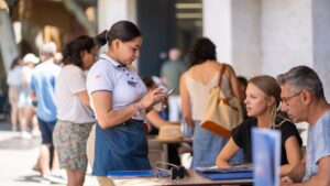Trabajadores servicios camareros