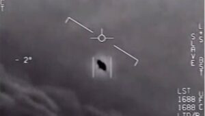 Secuencia del v&iacute;deo conocido como 'Gimbal' grabados por la Armada de Estados Unidos