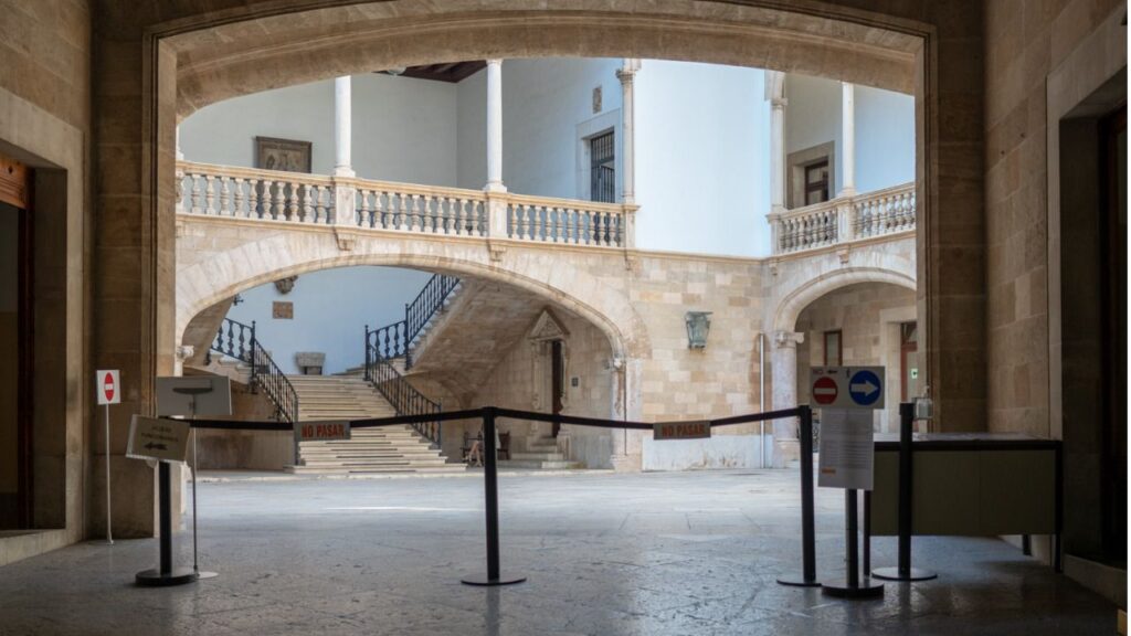 Patio del Tribunal Superior de Justicia de Mallorca
