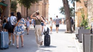 Turistas Ola de Calor