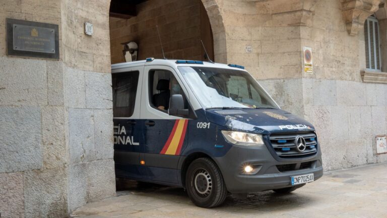 TSJ Furgoneta Policía Nacional