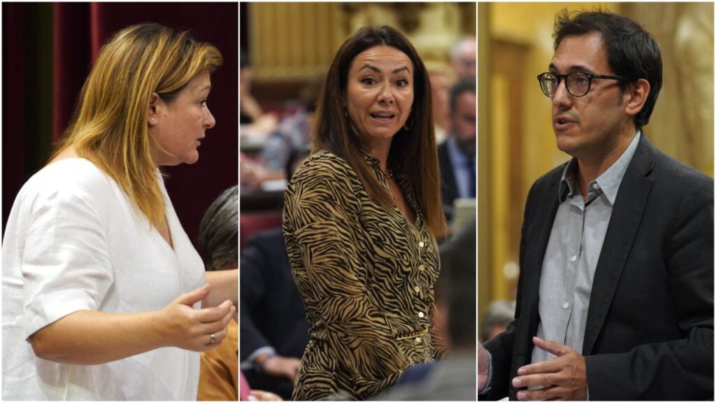 Mercedes Garrido, Marta Vidal y Iago Negueruela