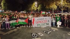 protesta propalestina en Palma