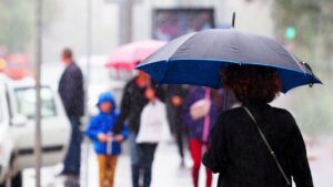 frio tormenta lluvia temporal paraguas