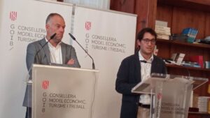 Lloren&ccedil; Pou (izquierda) y Iago Negueruela.