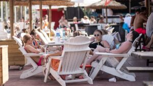 Turistas en Magaluf Ola de Calor