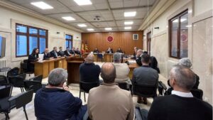 El juicio por el 'caso senderismo' celebrado este lunes.