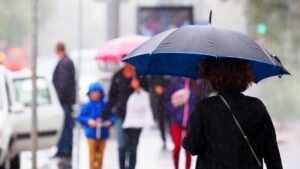 frio tormenta lluvia temporal paraguas