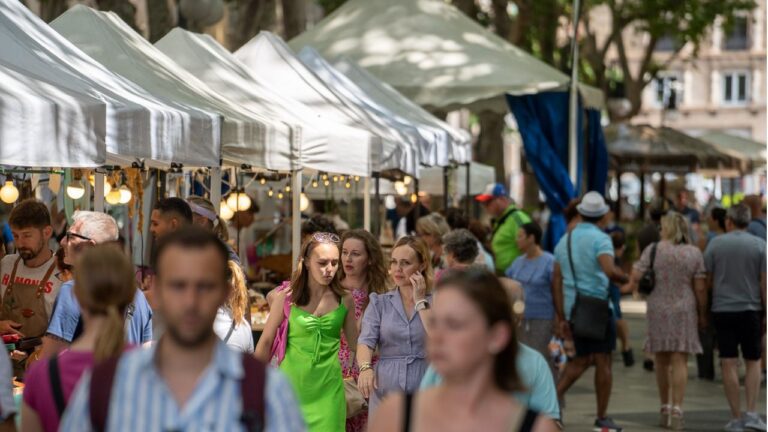 Gente en Palma