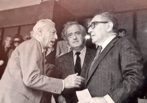 Agnelli, Mendoza y Kissinger en el Bernab&eacute;u