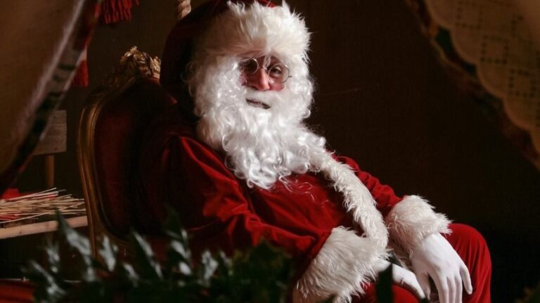 Imagen de archivo: Papá Noel en el Corte Inglés en 2022.