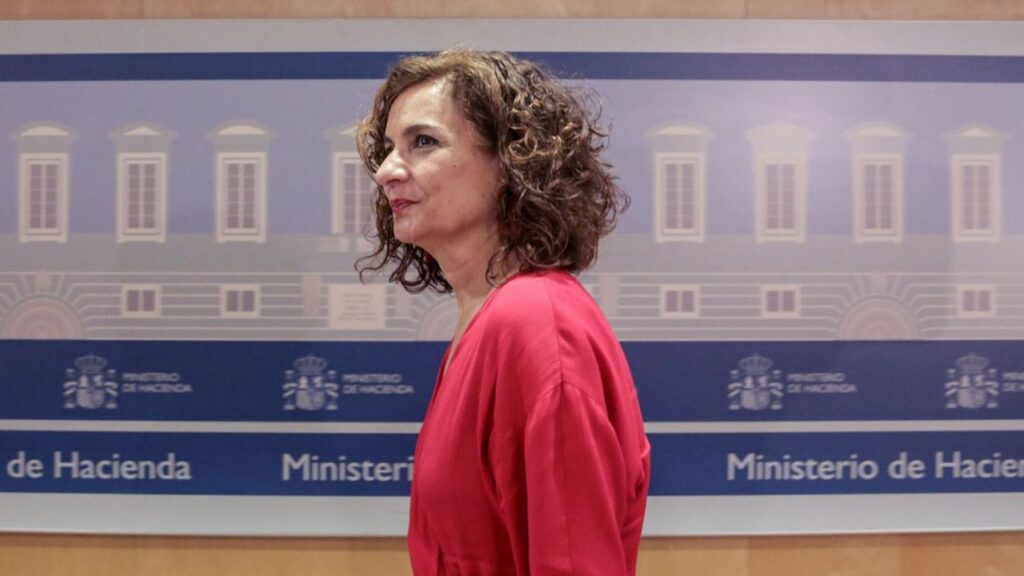 La ministra de Hacienda, María Jesús Montero.