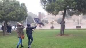 borrasca temporal lluvia viento