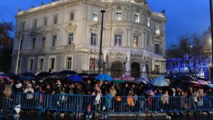 Cabalgata de Reyes en Madrid.