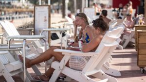 Turistas en Magaluf Ola de Calor