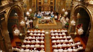 Misa en el Santuario de Lluc de inicio del ministerio pastoral del nuevo equipo.