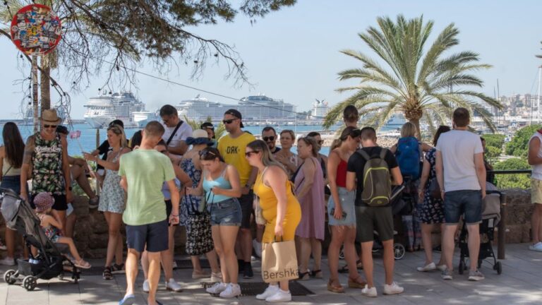 cruceristas en Palma