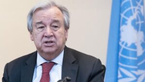 Antonio Guterres, secretario general de la ONU.