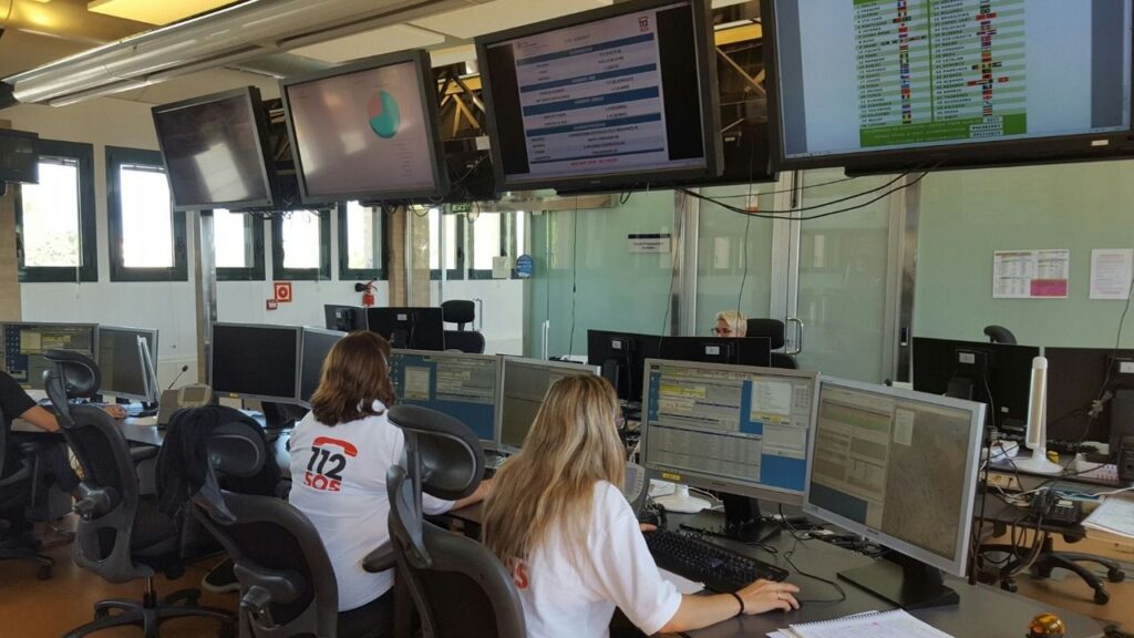 112 emergencias sala