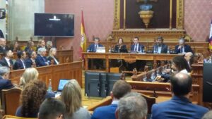 Pleno extraordinario del Consell de Mallorca celebrado este lunes.