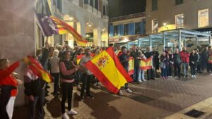 Imagen de una reciente manifestaci&oacute;n contra la amnist&iacute;a de Foro Baleares