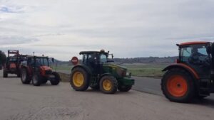 Tractorada desde Ariany hacia Palma.