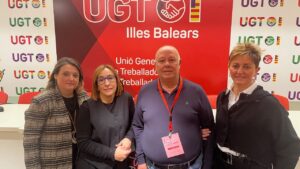 Foto de izquierda a derecha: Sonia Saavedra, Amparo Burgue&ntilde;o, Jordi Crehuet y Xisca Gar&iacute;