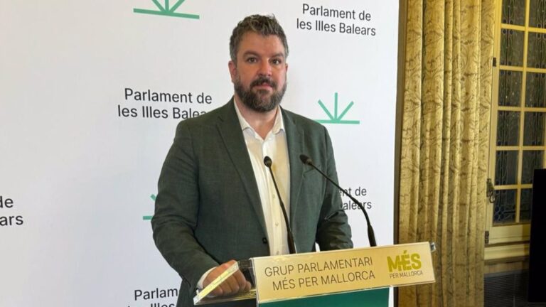 Lluís Apesteguia, portavoz de Més per Mallorca.
