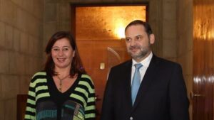 Francina Armengol y José Luis Ábalos.