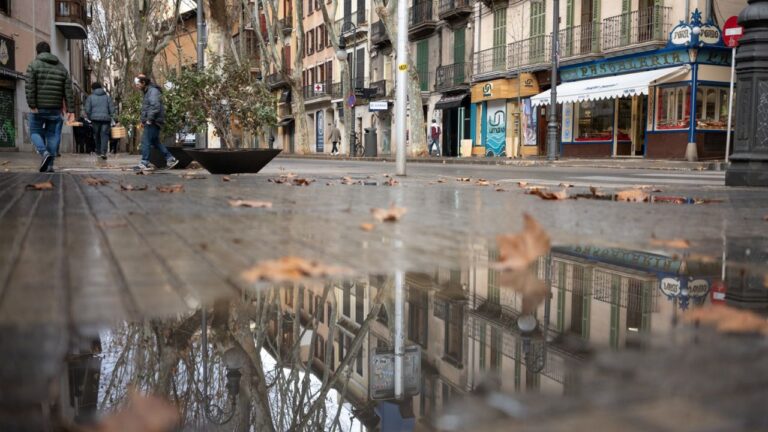 Lluvia sobre Palma