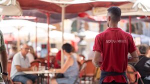 Trabajadores servicios camareros