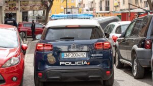 Polic&iacute;a Nacional en Son Goleu