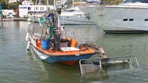 barcas residuos litoral