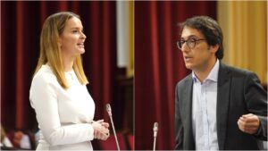 Marga Prohens y Iago Negueruela.
