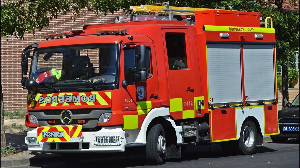 bomberos camión