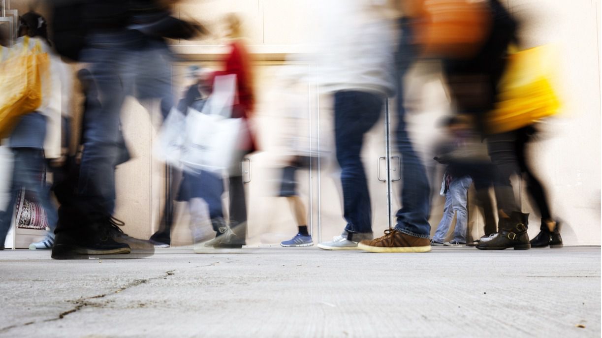 población gente calle