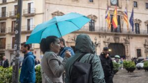 Lluvia en Mallorca.