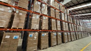 Mascarillas compradas a Soluciones de Gesti&oacute;n, almacenadas por el Ib-Salut.