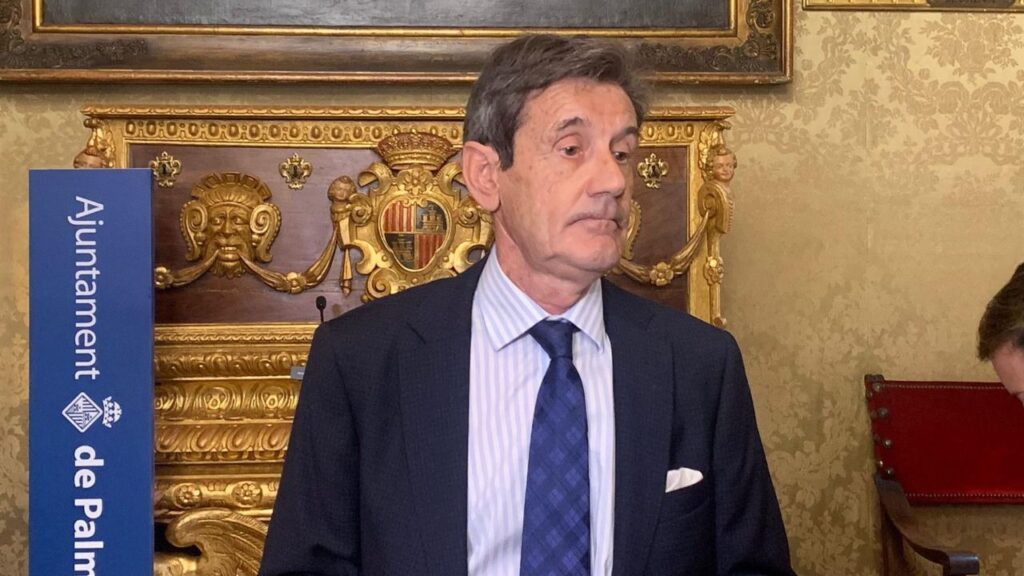 El regidor de Vox en el Ayuntamiento de Palma Ignacio Esteban.
