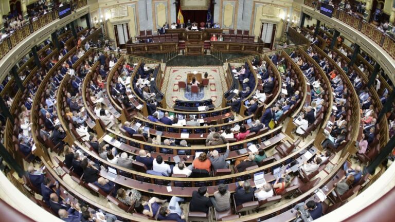 pleno congreso de los diputados