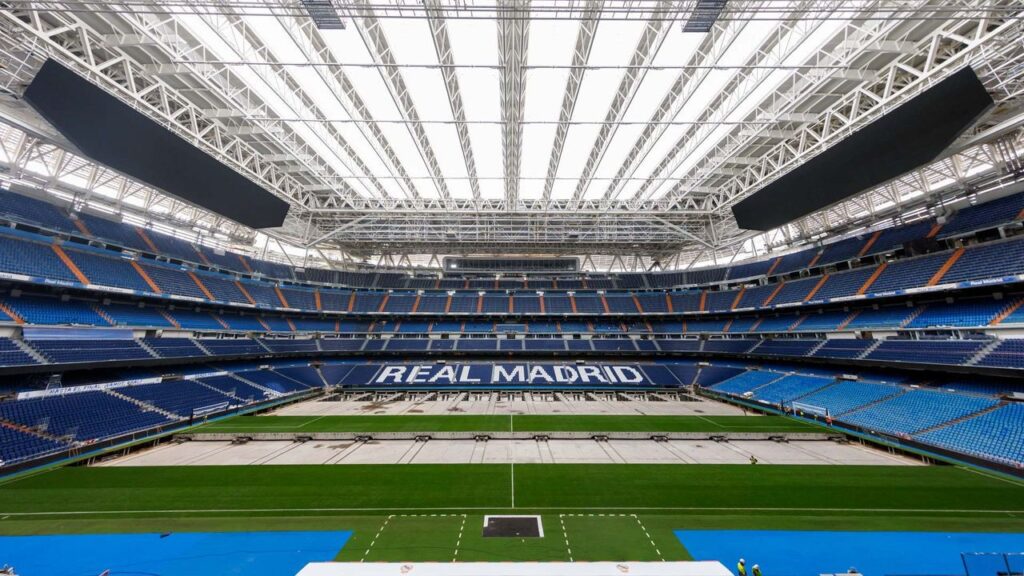 Estadio Santiago Bernabéu.