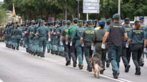 Desfile 175 aniversario guardia civil