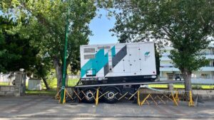 Imagen de un generador instalado en Alc&uacute;dia