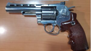 El arma intervenida por la Polic&iacute;a en el Coll d'en Rabassa