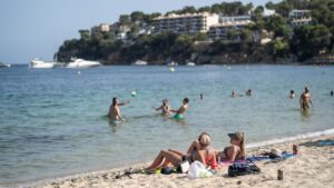 Turistas en Magaluf Ola de Calor