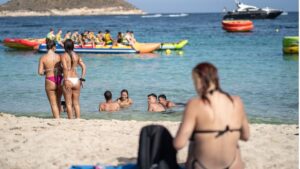 Turistas en Magaluf Ola de Calor
