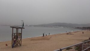 niebla mal tiempo playa oto&ntilde;o