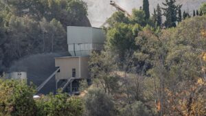 Instalaciones de la nueva f&aacute;brica de hormig&oacute;n en la cantera de Son Bugadellas.