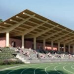 Recreación de la nueva pista de atletismo de Son Moix.